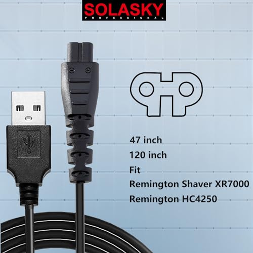Remington Shaver & Clipper USB Charger Cable Compatible with XR7000 HC4250