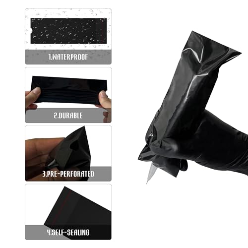 EH Tattoo Self-Sealing Pen Machine Covers - 100 Pack, 0.4 Mil Thick PE
