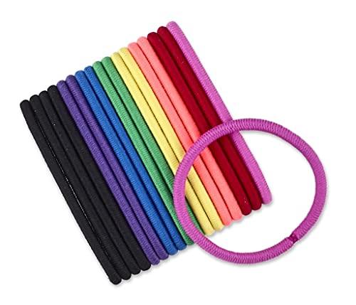 Scunci No Damage Hair Elastic Ties - Multicolor, 18 Count