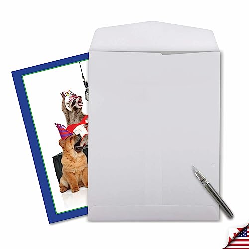 NobleWorks Jumbo Happy Birthday Card with Animal Band Design
