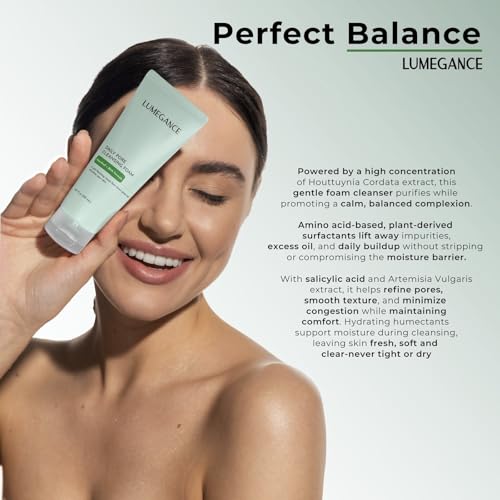 LUMEGANCE Heartleaf & BHA Deep Pore Cleansing Foam, 150ml
