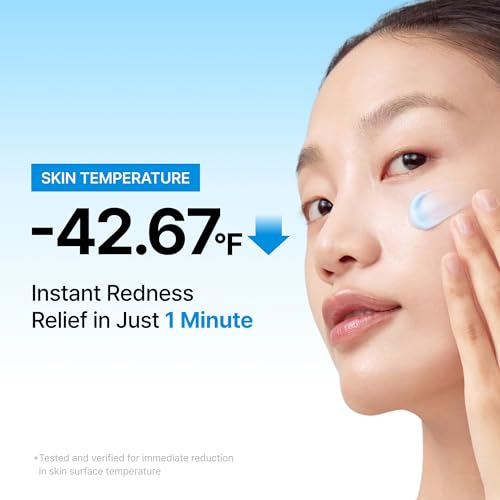 DearKlairs Midnight Blue Calming Cream - Mini Face Moisturizer, 0.7 oz