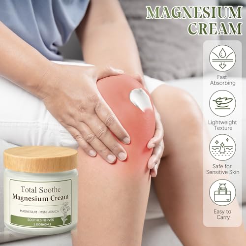 LHBMET Magnesium Cream with MSM & Arnica - Soothing Body Care (2PCS)