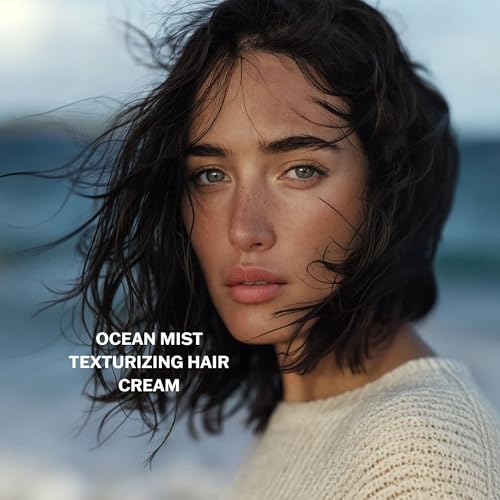 SACHAJUAN Texturizing Set | Ocean Mist Sea Salt Spray + Hair Cream | Beachy Texture, Volume & Grip | Matte Finish, Waves & Movement | Vegan & Paraben-Free | Set of 2