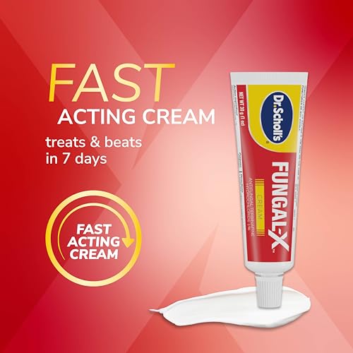 Dr. Scholl's Fungal-X Antifungal Cream for Athlete's Foot Relief - 1 oz