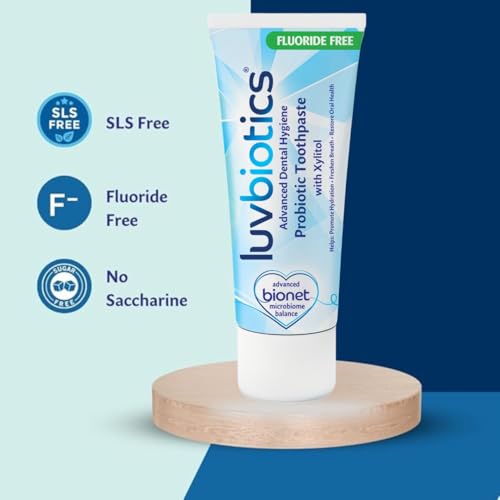 Luv Biotics Fluoride-Free Toothpaste with Probiotics & Aloe Vera - 75ml