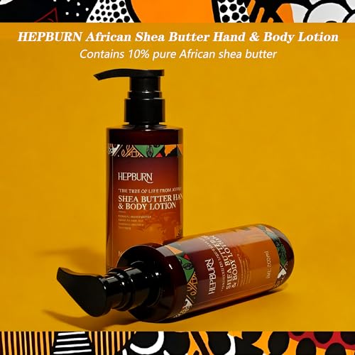 HEPBURN Shea Butter Hand & Body Lotion 300ml – Deep Moisturizing Formula