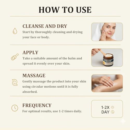 Beef Tallow Face Moisturizer with Raw Honey & Vitamin E