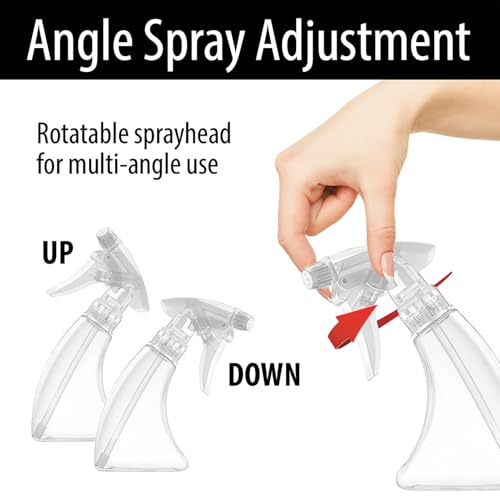 Bar5F 5-Ounce Ergonomic Spray Bottles - 3-Pack for Cleaning and Pet Training