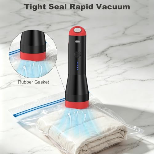 BAMCOO Cordless Electric Vacuum Pump for Travel & Storage