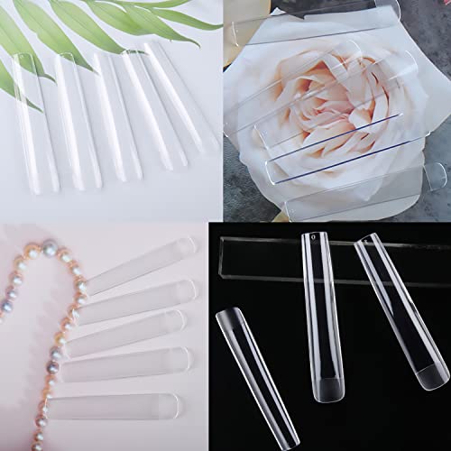 UNA GELLA Extra Long Square Gel Nail Tips - 120pcs Z-Long