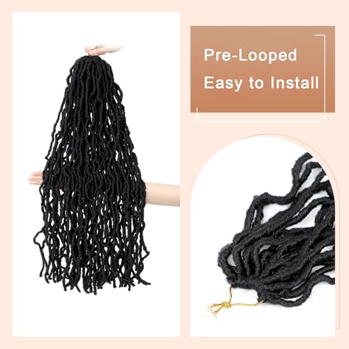 36 Inch Soft Locs Crochet Hair - 7 Packs Faux Locs for Black Women
