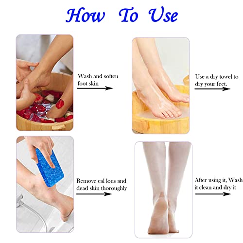 40 Pcs Pumice Stones for Feet - Callus Remover & Foot Scrubber