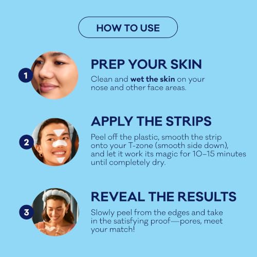 Bioré T-Zone Blackhead Remover Strips - 15 Count Pore Strips