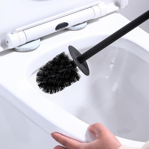 4-Pack Toilet Brush Replacement Heads with Stiff Bristles