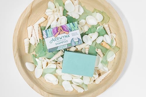 Solid Jojoba & Spirulina Shampoo Bar - Sulfate-Free, Vegan, Travel Friendly 3.75 oz
