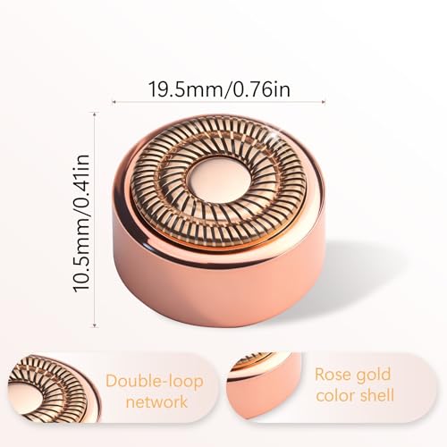 6 Pack Replacement Heads Gen 3 Compatible with Flawless Facial Hair Remover, Replacement Blades Heads Compatible with Finishing Touch Flawless Hair Removal Generation 3