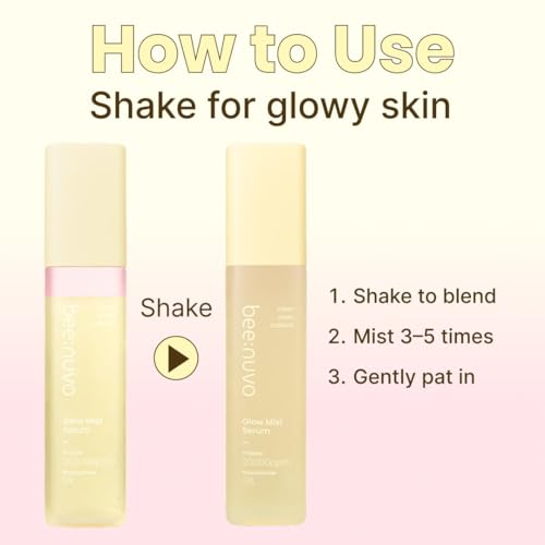 Glow Mist Serum with Propolis & Niacinamide for Hydration