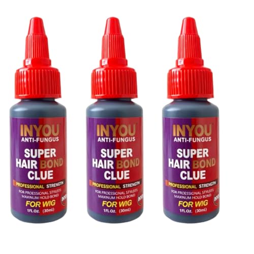 3PCS Professional Hair Bonding Glue for Lace Front Wigs & Extensions