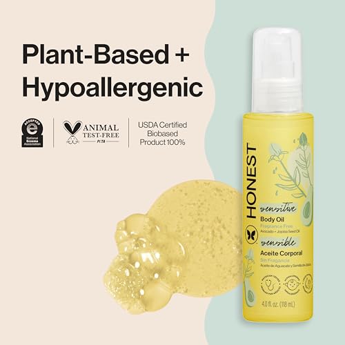 The Honest Company Hypoallergenic Body Oil - 4 fl oz