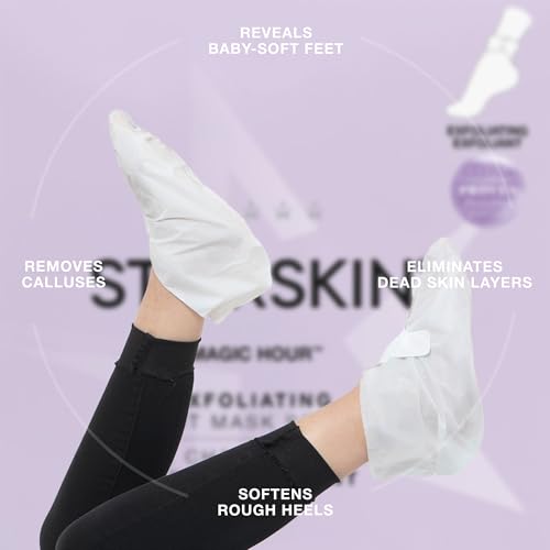 STARSKIN Magic Hour Exfoliating Foot Mask, K-Beauty Callus Remover
