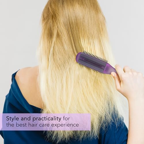 Large Purple Detangling Hair Brush for Men, Women & Children