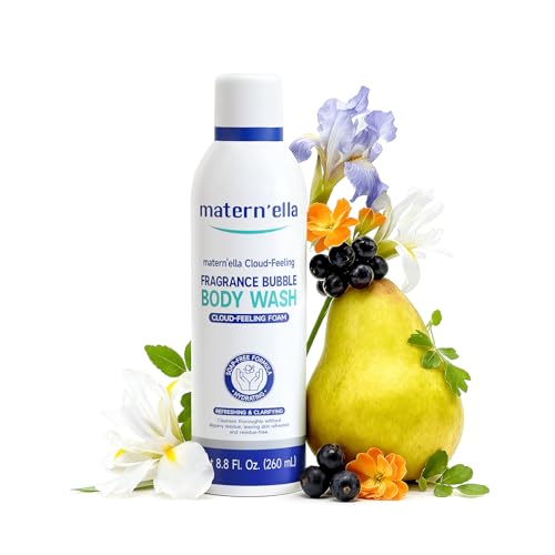 MATERN'ELLA Amino Acid Self-Foaming Body Wash - Hydrating Pear & Tonka Bean