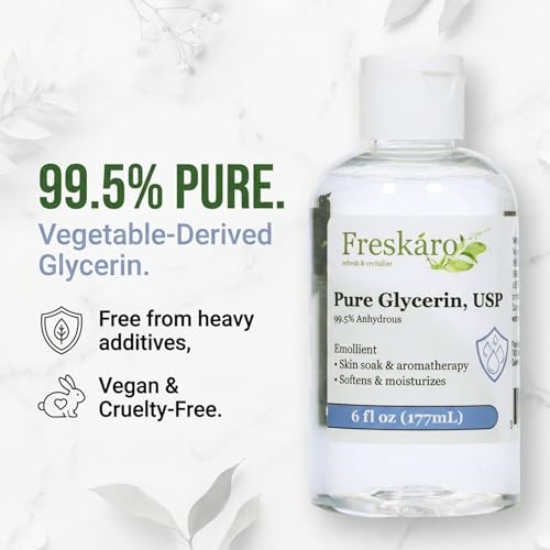 Pure Glycerin 99.5% Liquid Moisturizer for Skin & Hair Care - 6 fl oz