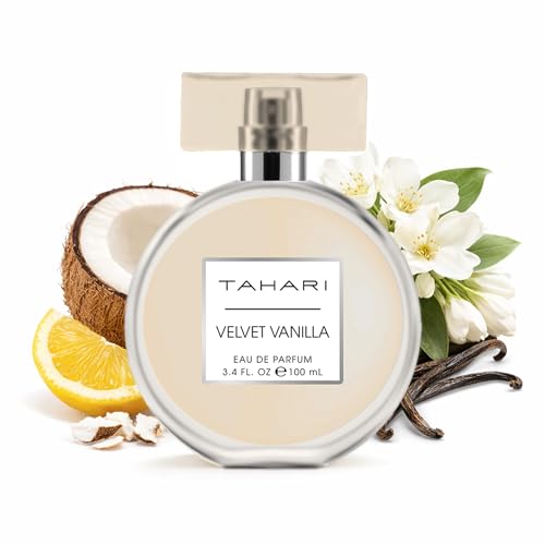 TAHARI Velvet Vanilla Eau de Parfum for Women, Floral Fruity Scent, 100ml