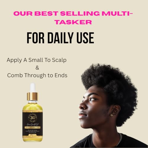Black Widow Rosemary Mint Scalp & Hair Oil - 2 oz Nourishing Treatment