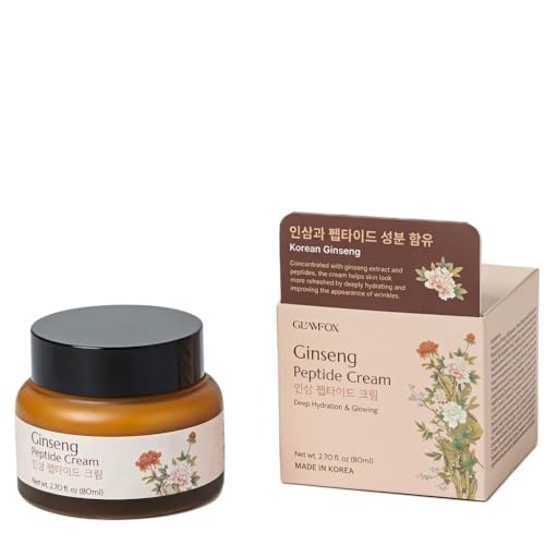 Glamfox Ginseng Peptide Anti-Aging Face Cream - 86% Extract, 80ml