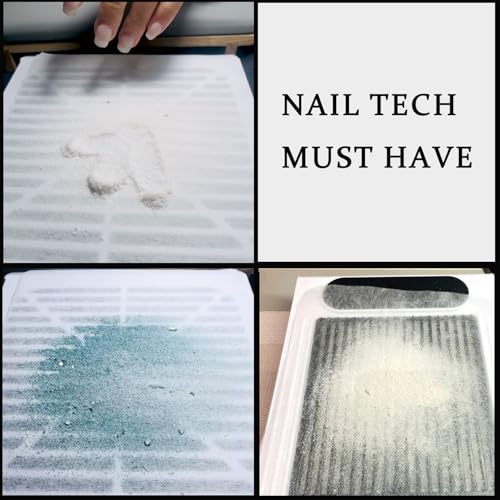 400 Sheets Disposable Nail Dust Collector Filter Paper - Universal Fit