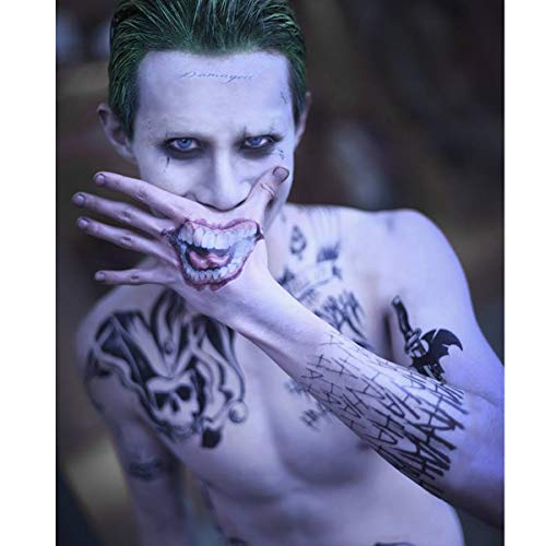 3 Sheets Halloween Temporary Tattoos for Costumes & Parties