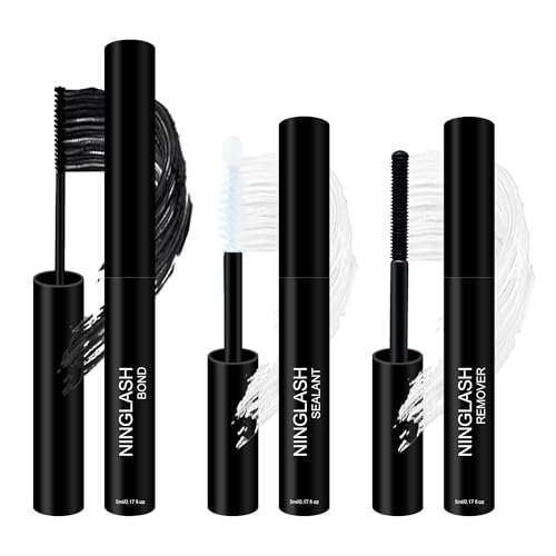 NINGLASH 3-in-1 Cluster Lash Bond, Seal, and Remover Kit - Waterproof