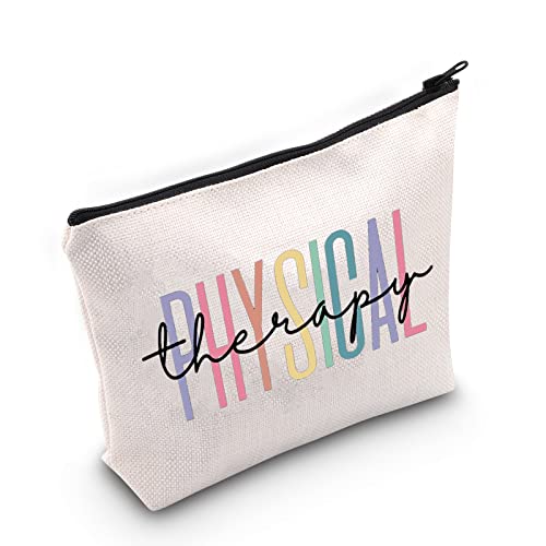 BLUPARK Multicolor Marble Cosmetic Bag - Travel Pouch for Physical Therapy
