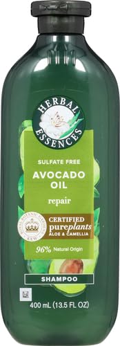 Herbal Essences Avocado & Argan Oil Sulfate-Free Shampoo, 13.5 fl oz (2-Pack)