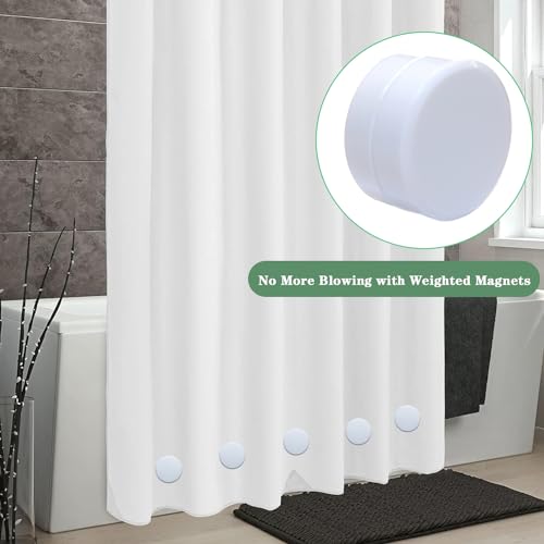 12 PCS Magnetic Shower Curtain Weights - Heavy Duty Clips for Stability