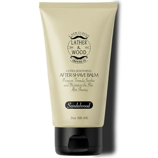 Best After-shave Balm, Sandalwood Scent, Premium Aftershave Lotion, Soothes and Moisturizes Face after shaving, Does Not Dry The Skin, Eliminates Razor Burn For A Silky Smooth Finish ¡¦