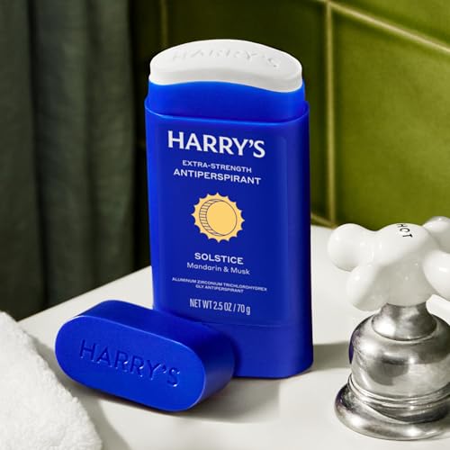 Harry's Extra-Strength Antiperspirant Deodorant Solstice Pack of 3, 2.5oz - 72H Protection, Sensitive Skin Formula