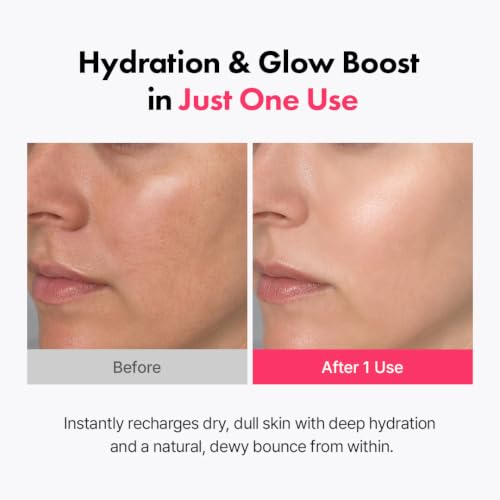Hanskin PDRN Glow Serum with Pink Lotus & Peptides - Hydrating Face Treatment