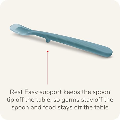 NUK Rest Easy Baby Spoons - Soft Tip, BPA-Free, Dishwasher Safe