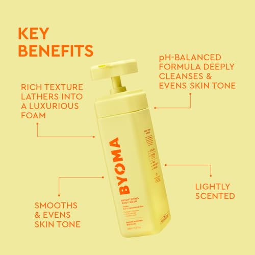 BYOMA Brightening Body Wash with Niacinamide & Azelaic Acid - Radiant Skin