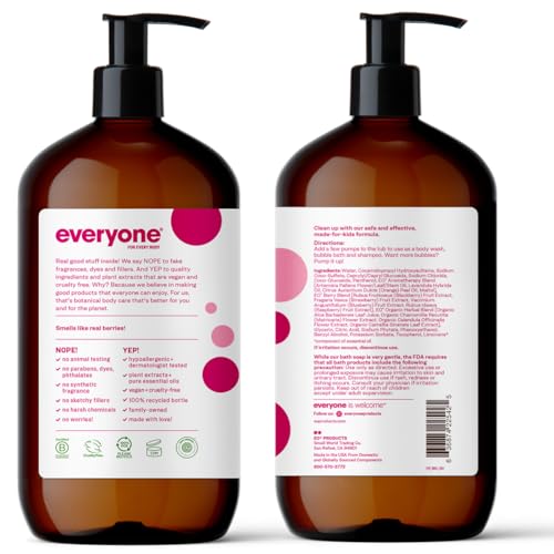 Everyone Berry Blast Kids Soap - 3 in 1, 32 oz