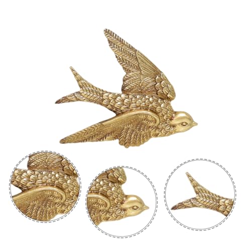 YARNOW Swallow Wall Art - 2pcs Resin Bird Decor for Home & Garden