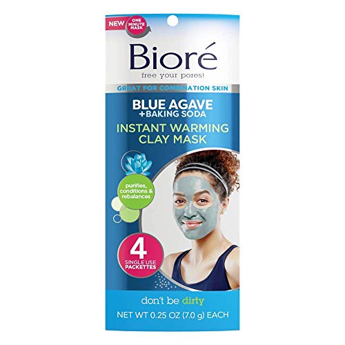 Biore Blue Agave & Baking Soda Whipped Detox Mask 4 oz – 4 Count