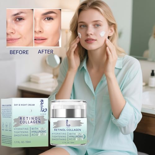 Luxuz Retinol Firming Face & Neck Cream with Collagen & Hyaluronic Acid