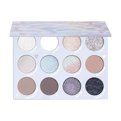 ColourPop Cloud 9 Eyeshadow Palette - Long-Wearing Multi-Finish Shades