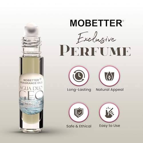MOBETTER Fragrance Oils Acqua Duo Geo Men's Body Oil - Long-Lasting