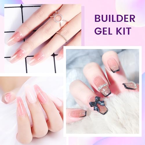 AIJIMEI White Hard Gel for Nails 150g Builder Nail Extension & Art