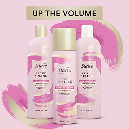Suave Pink Up The Volume Volumizing Conditioner with Amino Acid Complex - 16.5oz